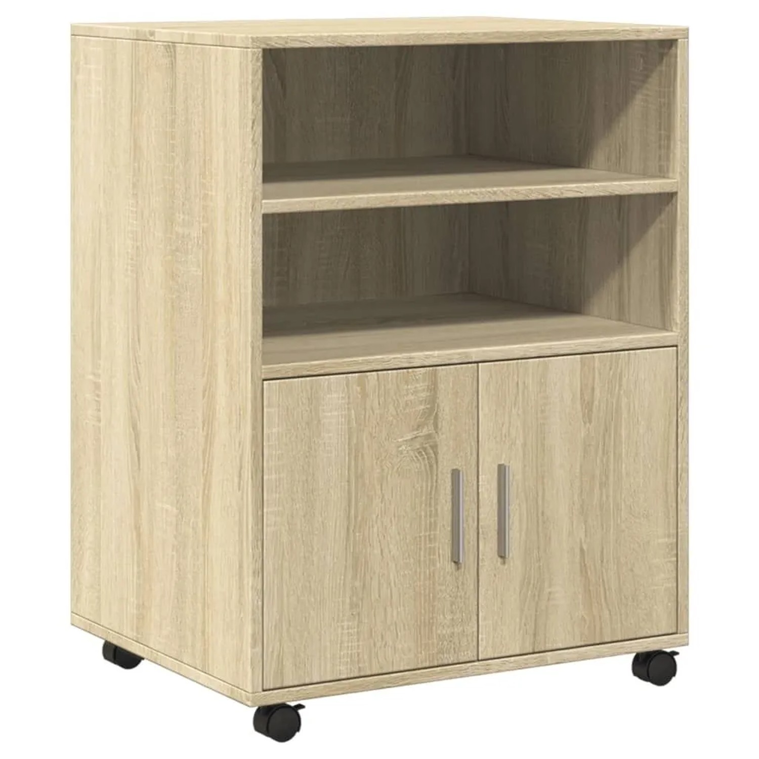 vidaXL Rollschrank Sonoma-Eiche 60x48x81 cm Holzwerkstoff 853166