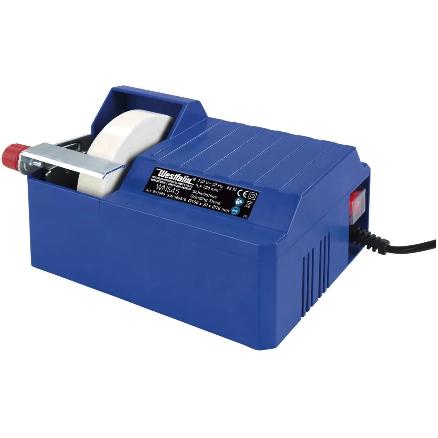 Westfalia Nass-Schleifer WNS45 Blau Kunststoff