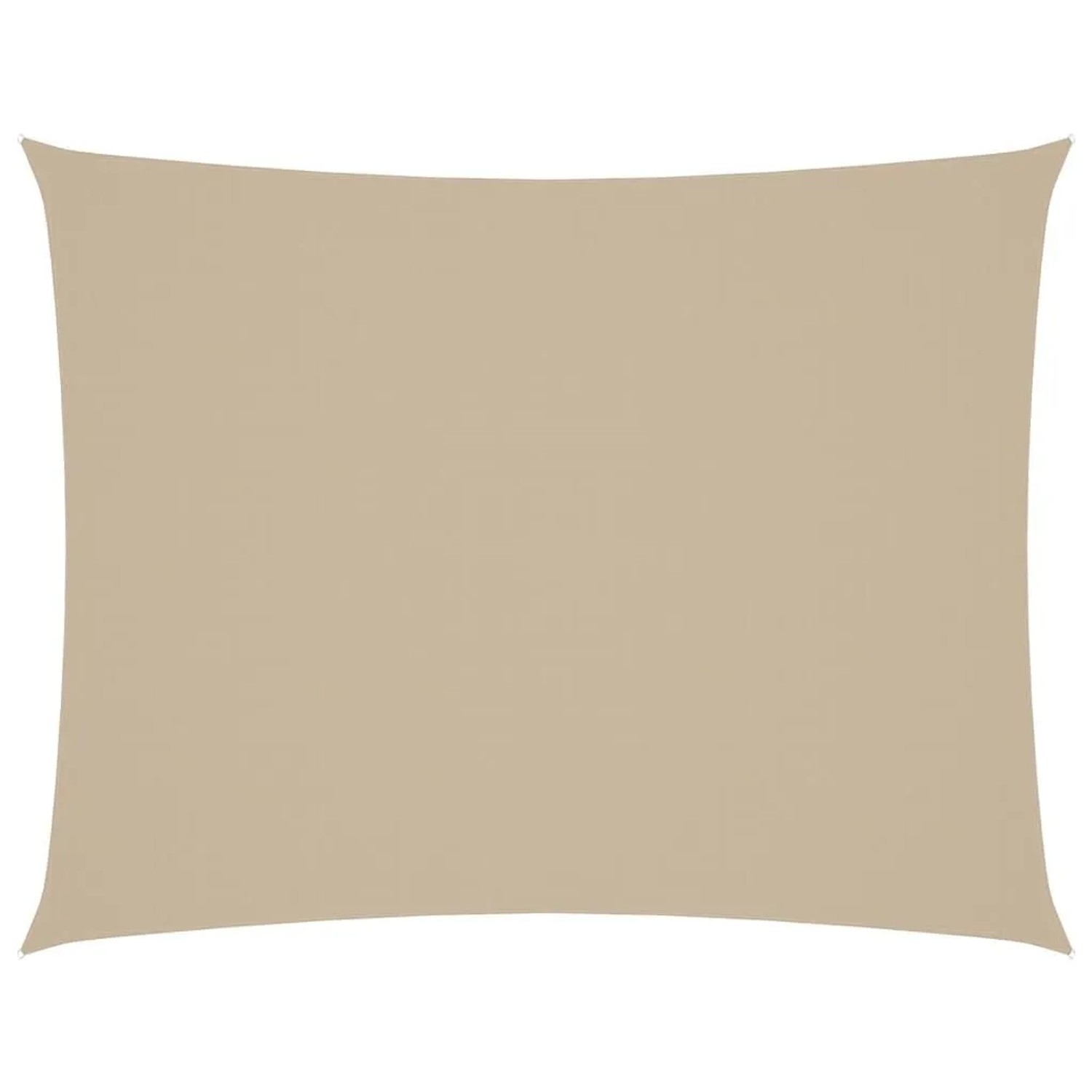 vidaXL Sonnensegel Oxford-Gewebe Rechteckig 3x4,5 m Beige 135156