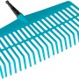 Gardena Combisystem Rechenbesen aus Kunststoff, blaugrün, für Combisystem-Gartenwerkzeuge.