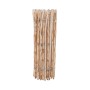 Stiltreu Staketenzaun Haselnuss, 500x90cm, Lattenabstand 3-5cm, naturbelassener Holzzaun für Garten und Beet.
