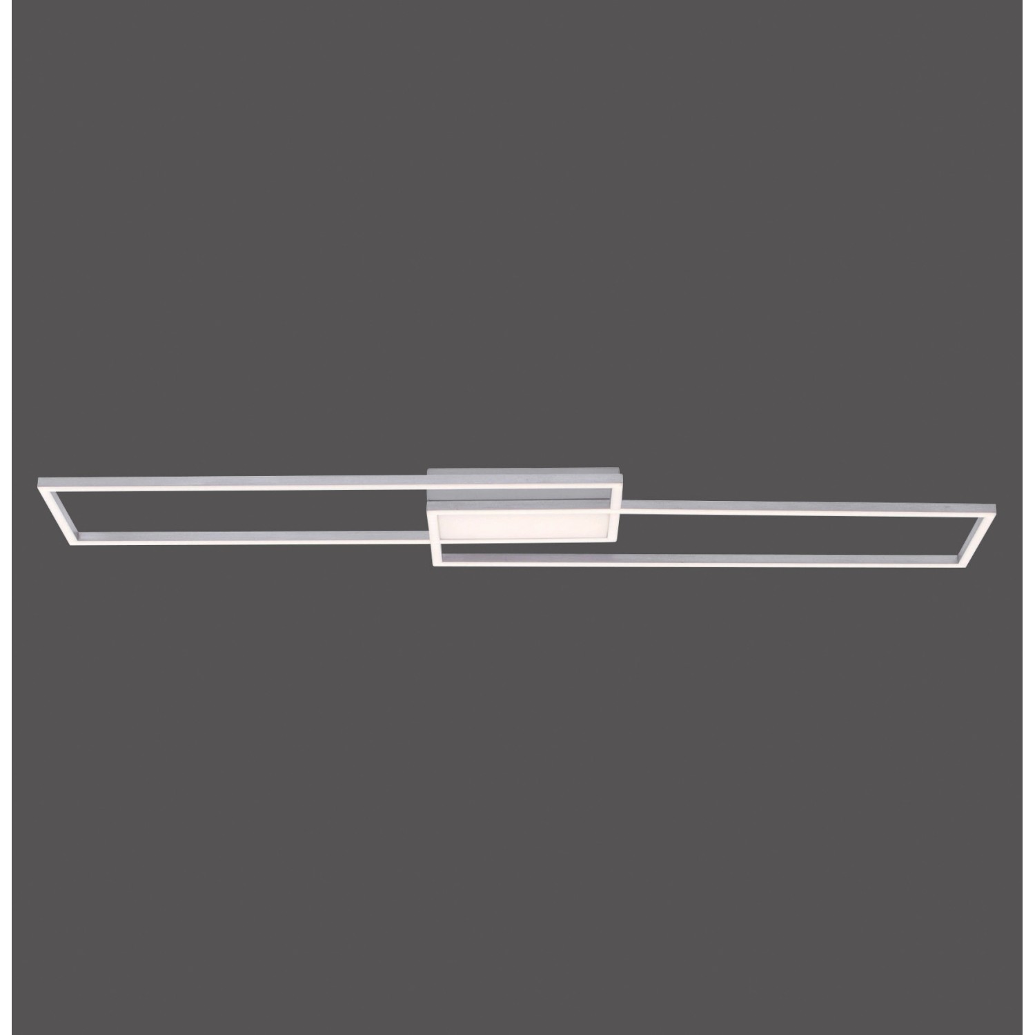 Just Light. LED-Deckenleuchte Asmin Stahl 109,5 cm x 25,7 cm