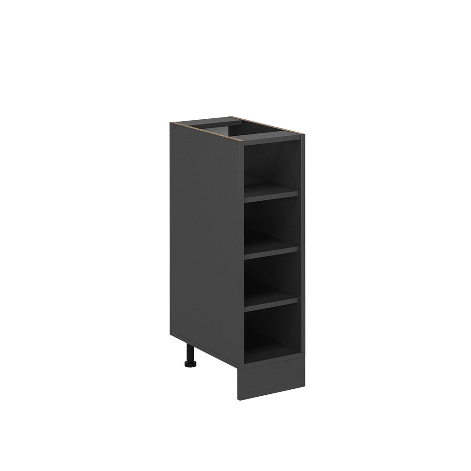 Vicco Küchenregal R-Line Offener Küchenschrank Anthrazit 25 cm ohne Arbeits günstig online kaufen