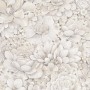 Marburg Vliestapete Botanica 2 mit floralem Muster in Grau-Beige.