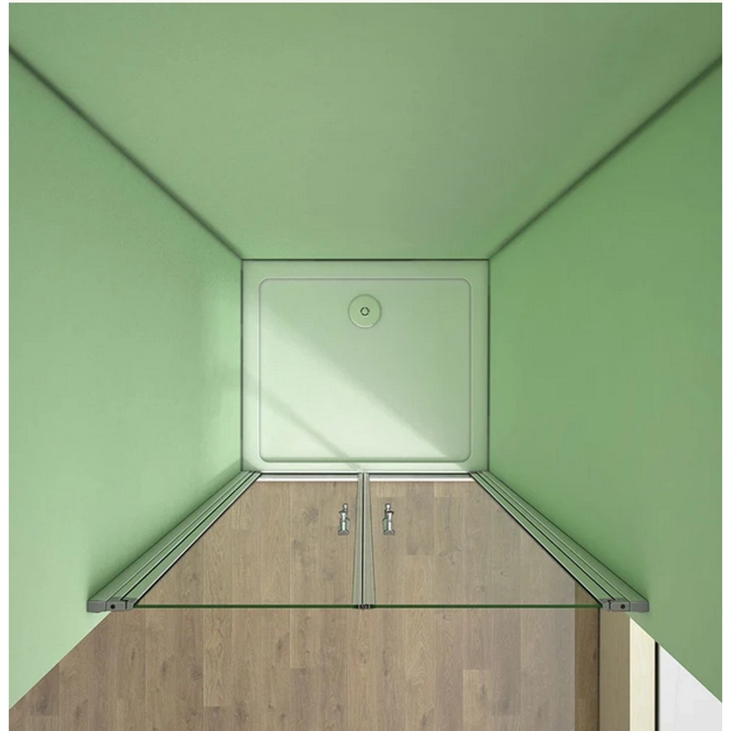 Duschparadies 90x185cm Duschtür Nischentür Duschabtrennung 5mm ESG Sicherheitsglas Schwingtür Doppeltür Glas Dusche_6