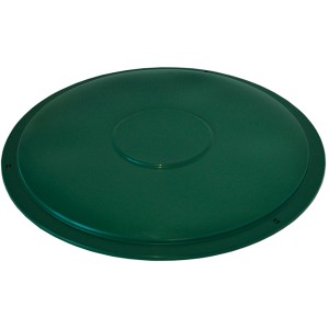 Grüner Deckel für runde 500 l Regentonne, Zubehör für Wasserzapfstellen.