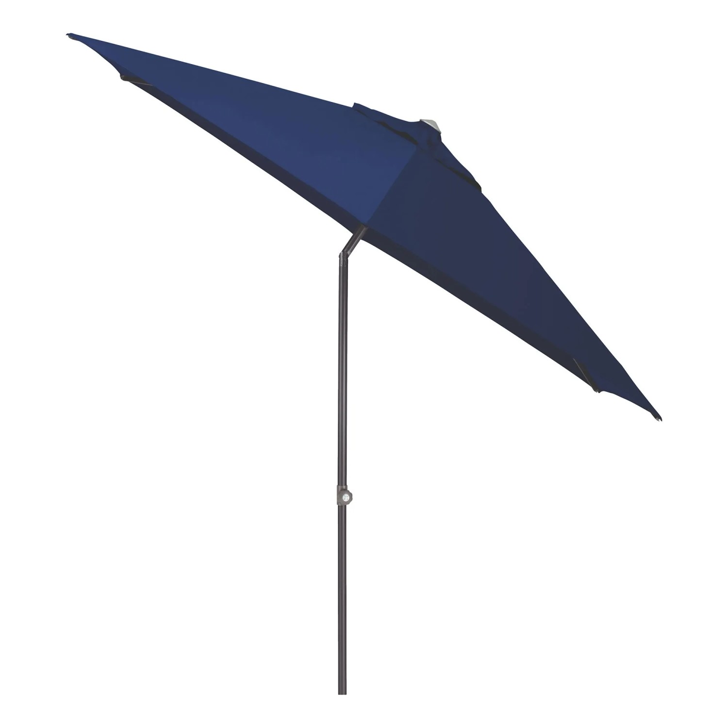 Kettler Marktschirm Ø 230 cm Anthrazit-Blau mit Knickfunktion