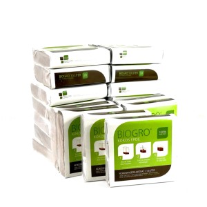 Proflora Biogro - torffreie Blumenerde im Quellbeutel 200 l (20 Ziegel x 10 l)