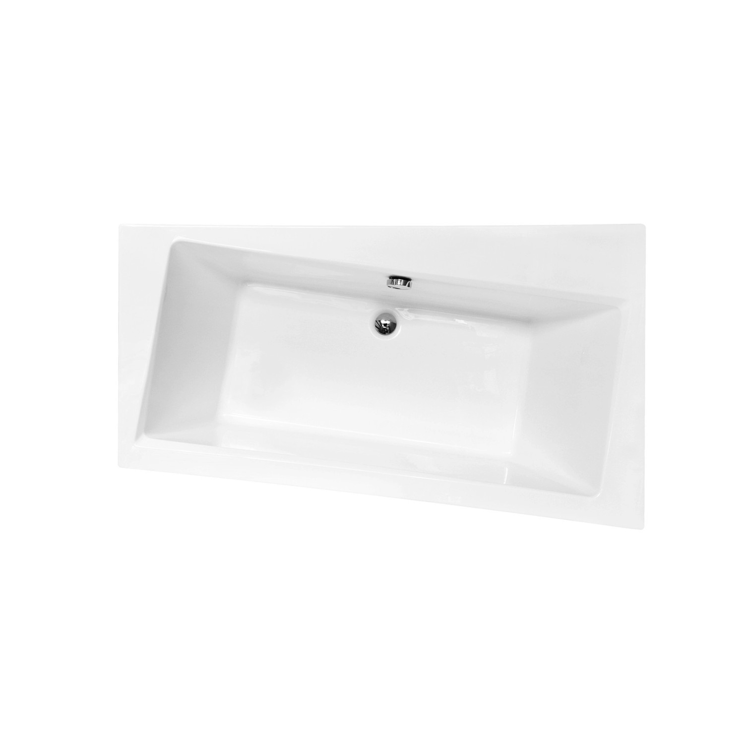 Bad Land Badewanne Eckwanne INFINITY 150x90 Rechts Mit AcrylSchürze Ablauf günstig online kaufen