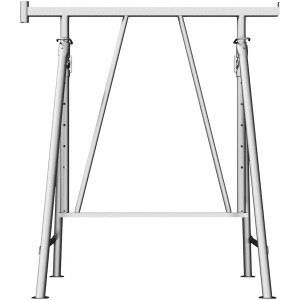 Schake Faltgerüstbock Compact S, 1,2 m x 1,95 m, feuerverzinkt, für Bauarbeiten.
