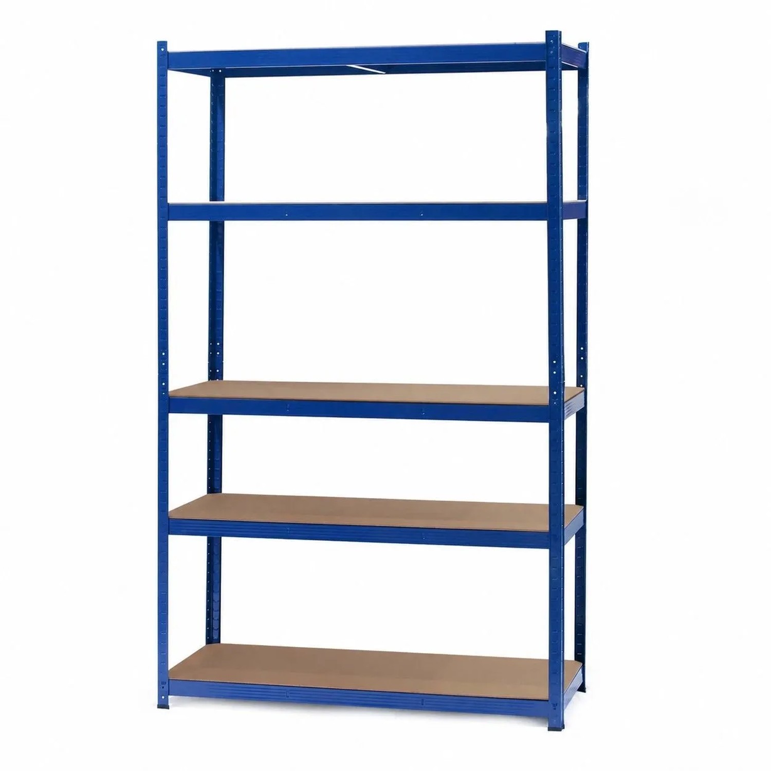 Wiltec Schwerlastregal 100X50X204Cm 200Kg Steckregal Blau Werkstattregal Keller