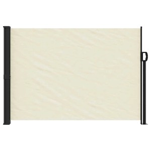 Ausziehbare furnicato Seitenmarkise in Creme, 140x300 cm, für Balkon & Terrasse.