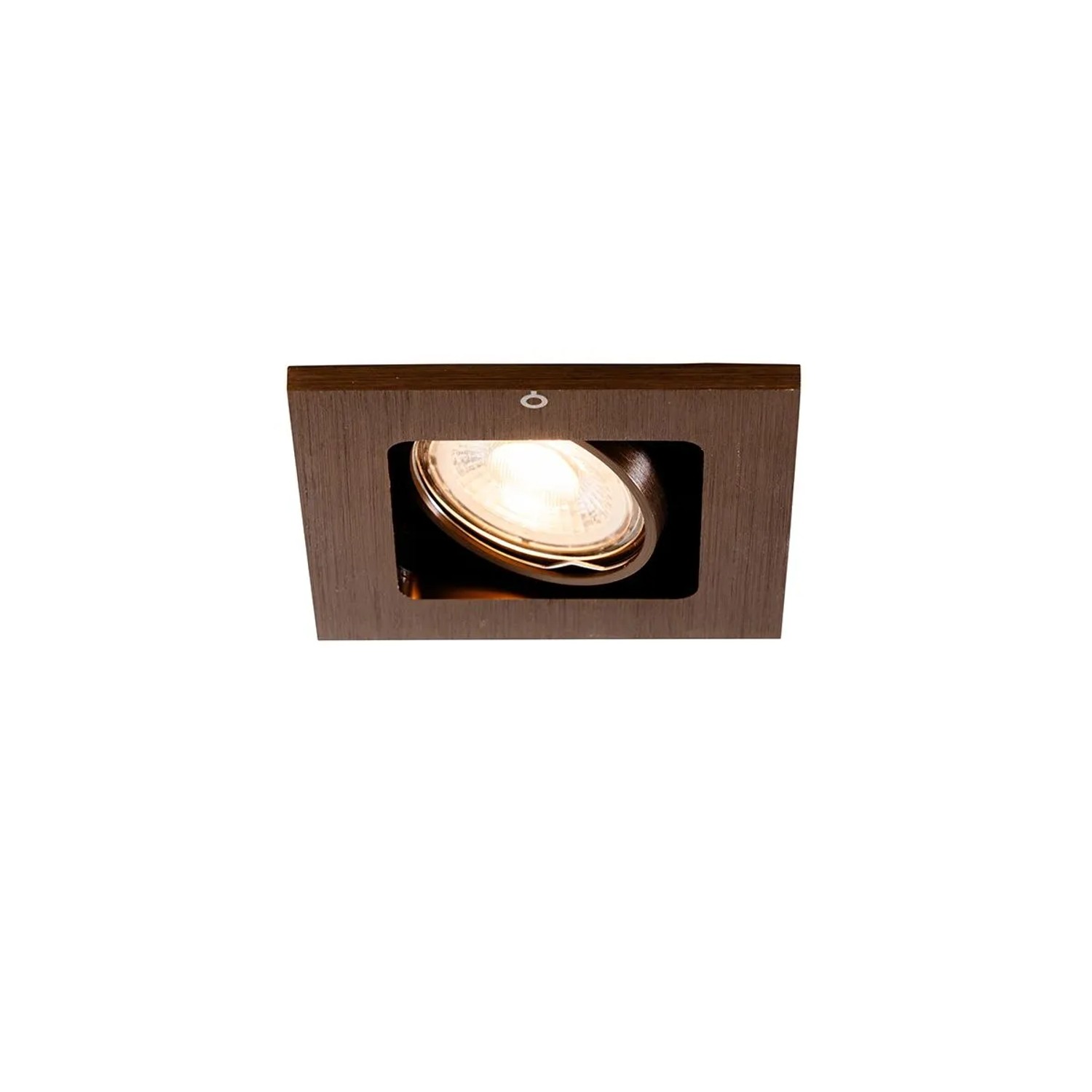 Verstellbarer, dunkelbronze Einbaustrahler Qure von QAZQA für Lampen & Leuchten.