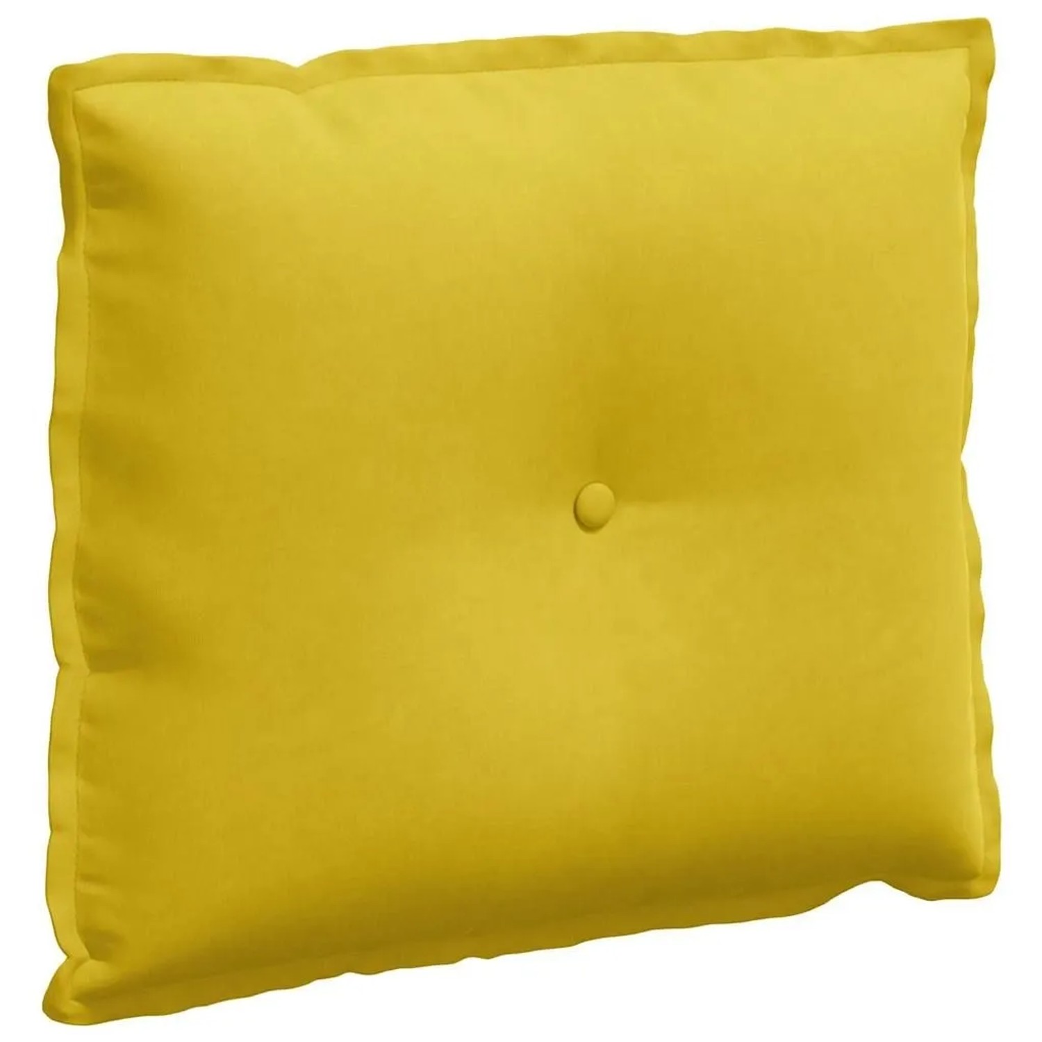 vidaXL Rückenkissen Gelb 60 x 50 cm Cordstoff 42014682