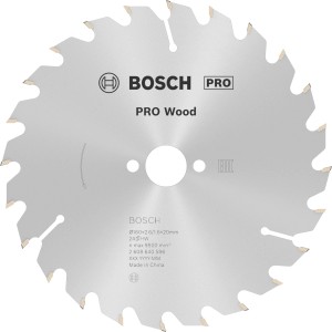Bosch Kreissägeblatt Optiline Wood, 160 mm Durchmesser, für präzise Holzschnitte.