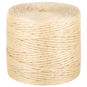 vidaXL Seil 100% Sisal 4 mm 100 m 155009