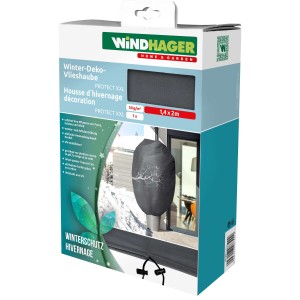 Windhager Winter-Deko-Vlieshaube Protect Birds, 1,4x2m, zum Schutz von Pflanzen vor Frost und Wind.