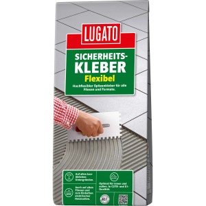 Verpackung Fliesenkleber Flexibel 5kg, Sicherheitskleber für Fliesenarbeiten.