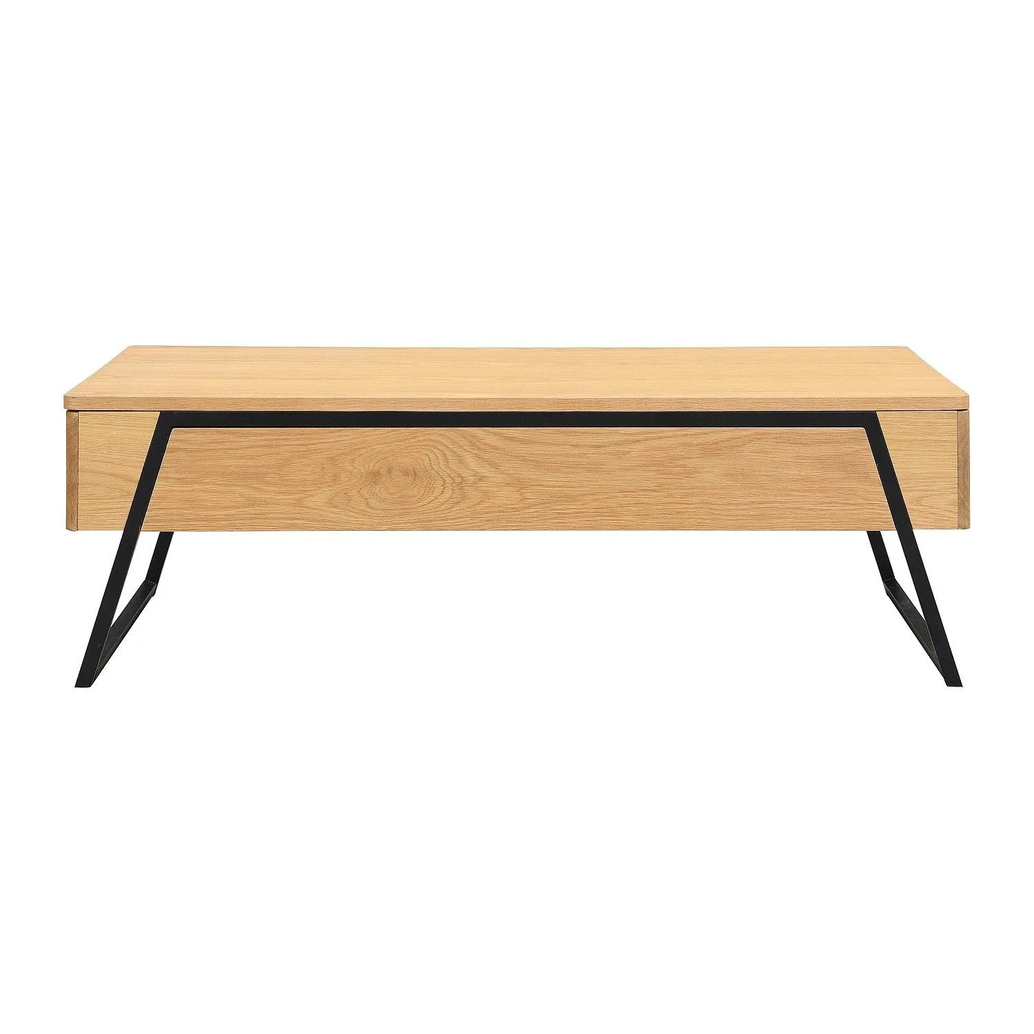 Vente-unique Couchtisch Ebenora Naturfarben Hell 120 cm