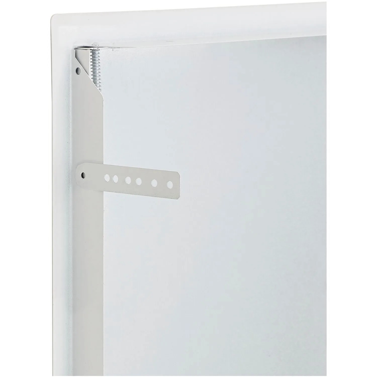 Upmann Revisionstür Softline mit Schnappverschluss 400x400mm für Wandmontage & Deckenmontage Stahl Weiß Ral 9016