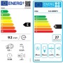 Energieeffizienzlabel der Küchengeräte: Kühlschrank, Geschirrspüler, Backofen, Kochfeld, Dunstabzugshaube.
