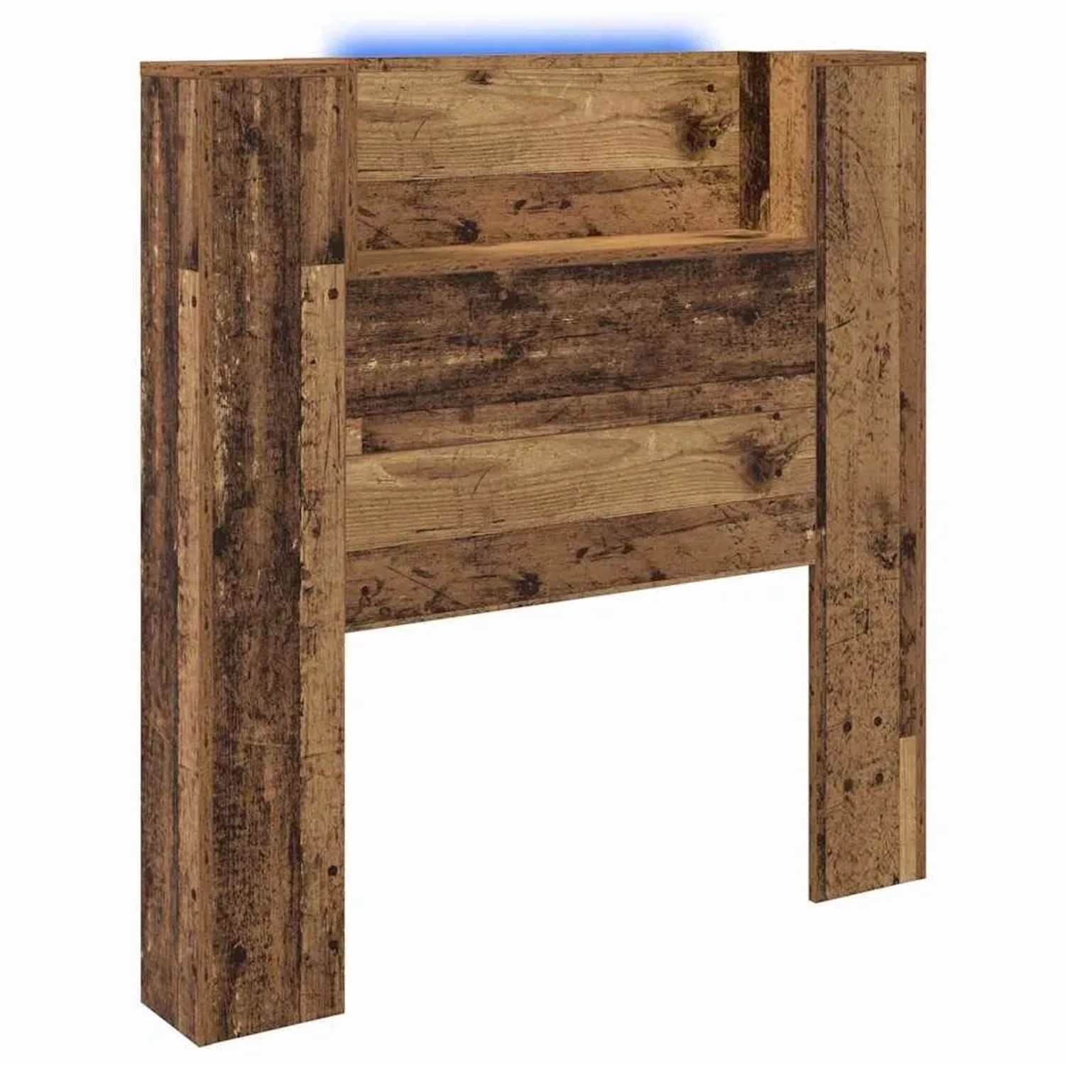 vidaXL Kopfteil mit Regal Altholz 100 x 15 x 103,5 cm Holzwerkstoff 886259 günstig online kaufen