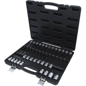 KS TOOLS 1 2 Zoll Bit Stecknuss Satz Für Innensechskant Schrauben 30Tlg  911 4510