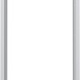 Stahl Standard-Eckzarge, 750x2000 mm, DIN links/rechts, für Stahltüren.