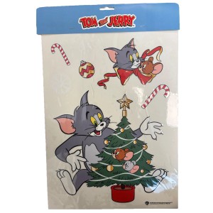 Tom & Jerry Fensteraufkleber A3