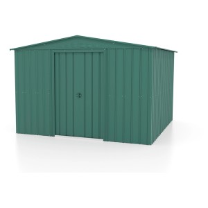 Globel Gerätehaus Dream 1010, 295x299 cm, Jade, aus Metall.