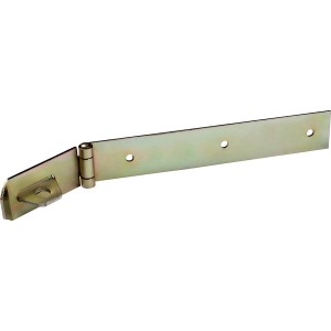 Verzinkte, einstellbare Überfalle mit Öse (100-200 mm) für Kistendeckel und Türen.