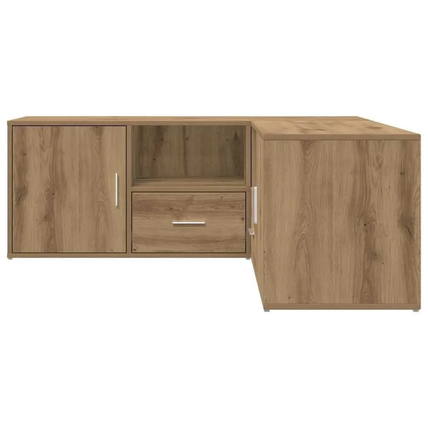 vidaXL Eckregal Artisan-Eiche 200x40x45 cm Holzwerkstoff 3307836_9