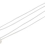 Zwei weiße Lampenfassungen für Niedervolt-Halogenlampen (G4/GU5.3/G6.35) mit Kabel.