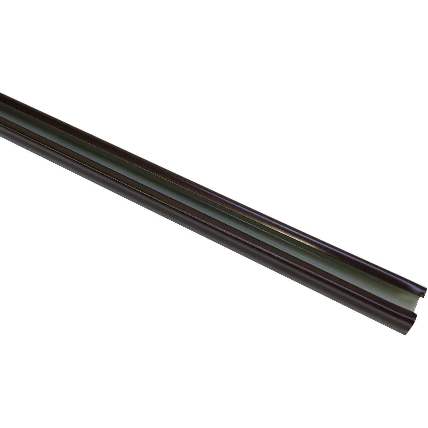 Gardinia U-Laufschiene in Bronze, 190 cm, für Stilgarnituren und flexible Fensterdekoration.