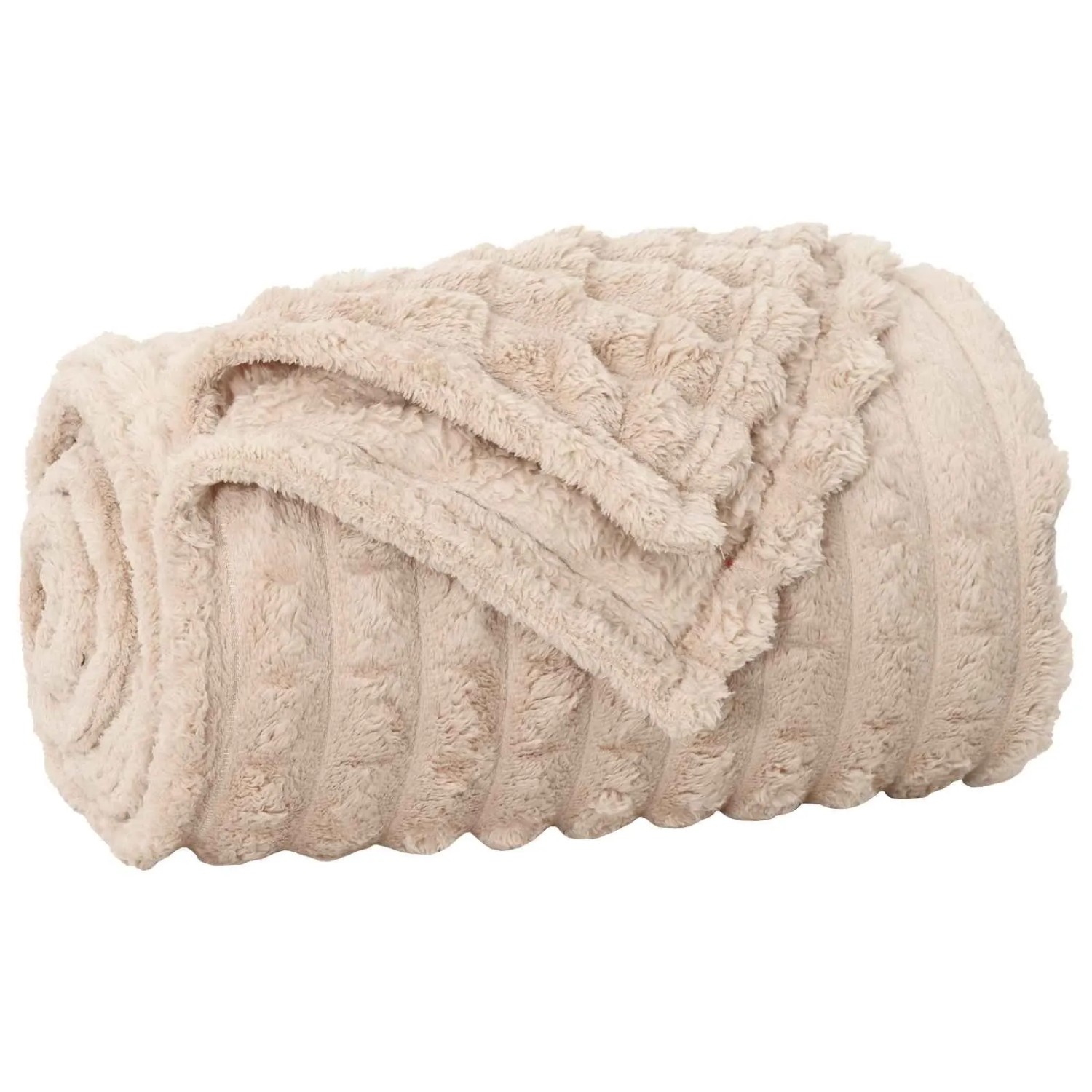vidaXL Wohndecken 6 Stück Beige 150 x 130 cm Fleece 42016941