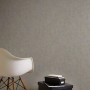 PROFHOME Vliestapete Uni Grau glänzend (0,53x10,05m). Dekorative Tapete für Wohnräume.