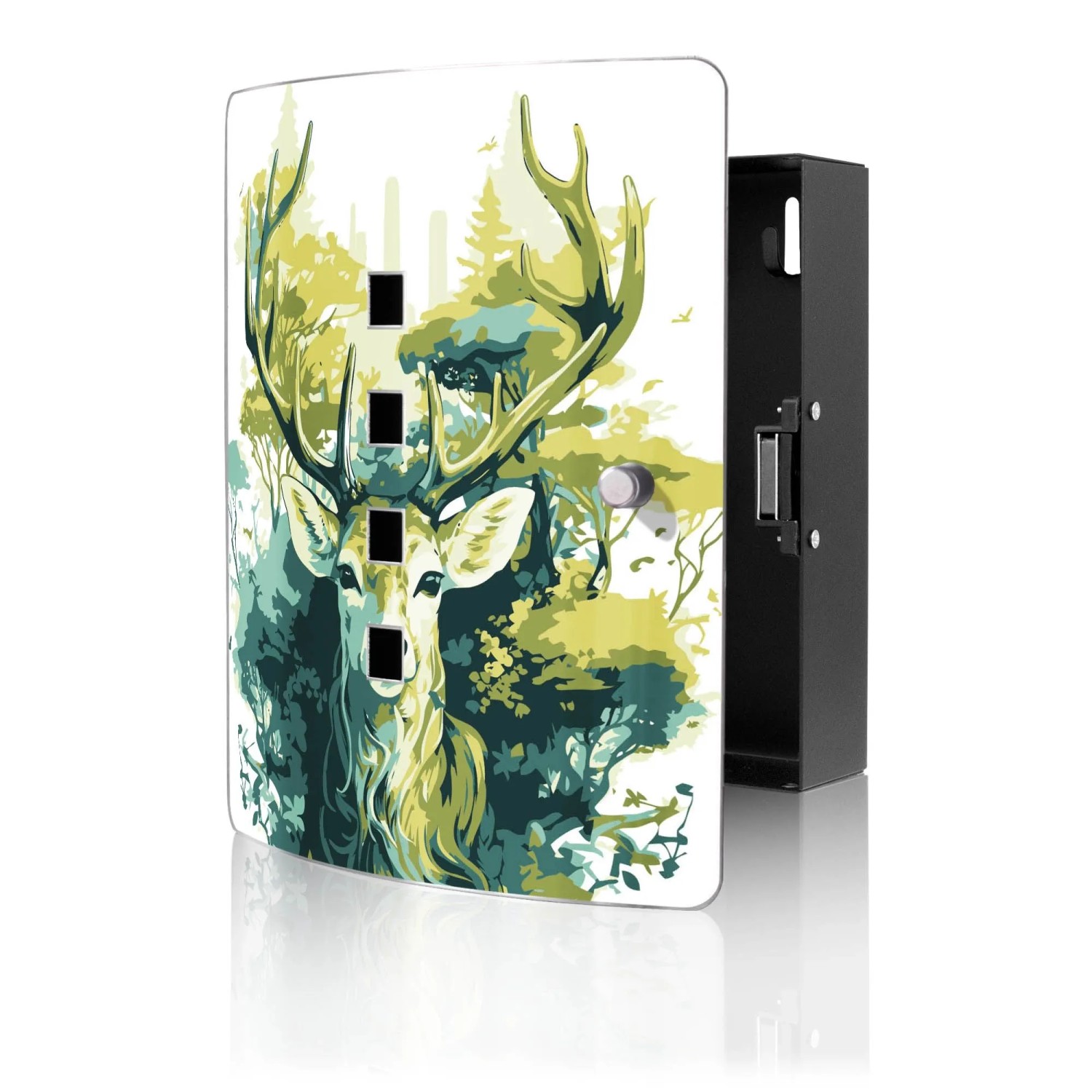 Banjado Design Schlüsselkasten Aus Edelstahl Für 10 Schlüssel 24x21,5x7cm M günstig online kaufen