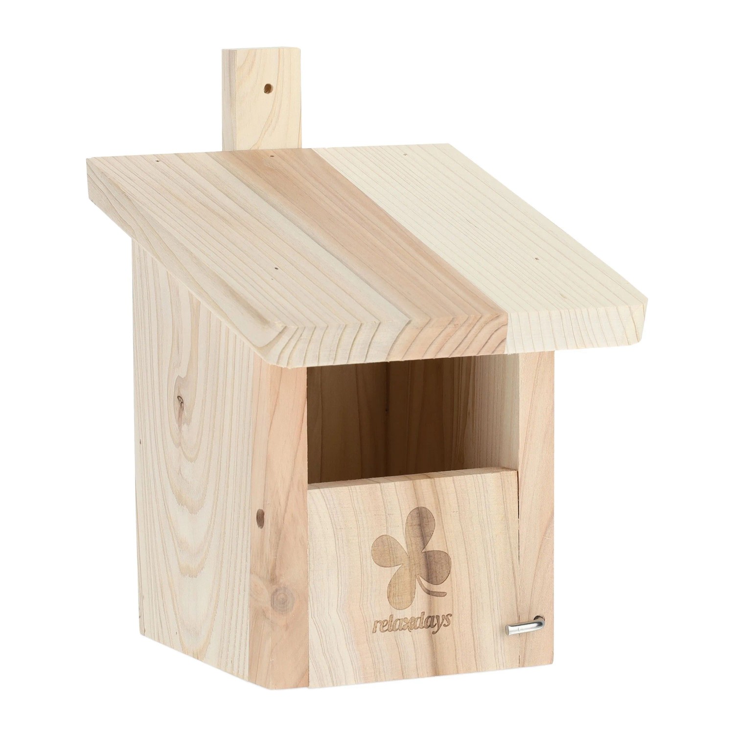 Relaxdays Nistkasten Tannenholz Natur Klappbar 25 cm x 17 cm x 21,5 cm 600 g