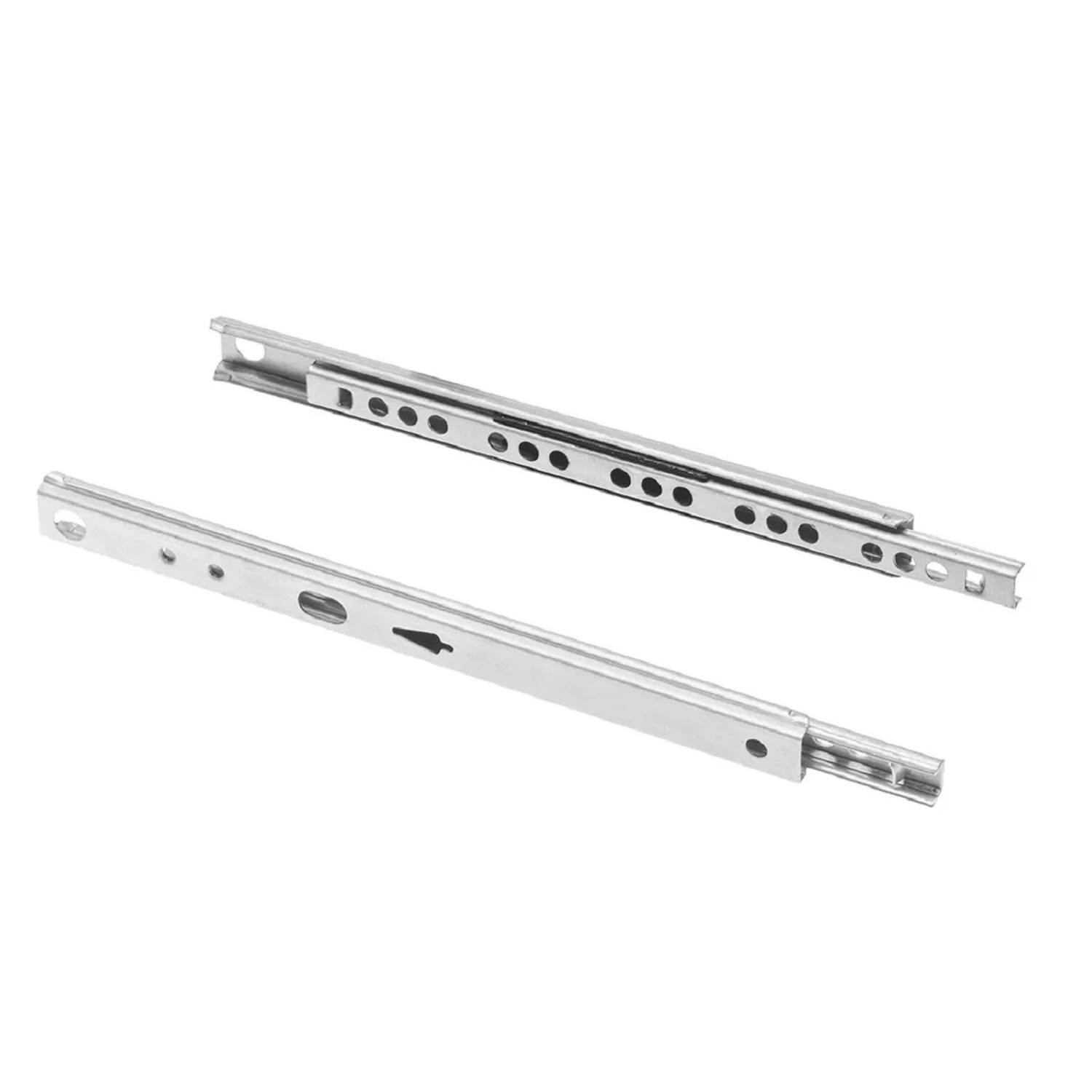MS Beschläge Teilauszug 310 mm Nutauszug 17 mm Führungsschiene