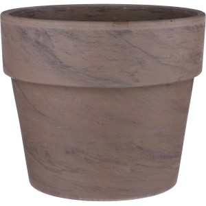 Mica Decorations Calima Blumentopf, Ø 25 cm, Basalt, aus Terrakotta für Innen- & Außenbereich.