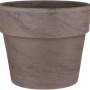 Mica Decorations Calima Blumentopf, Ø 25 cm, Basalt, aus Terrakotta für Innen- & Außenbereich.