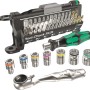 Wera Bit-Set Tool-Check Plus, 39-teilig, mit Bits, Nüssen, Ratsche und Handhalter im Set.