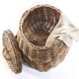 Kobolo Wäschekorb Rattankorb Aufbewahrungskorb Rattan Kubu Grey_5