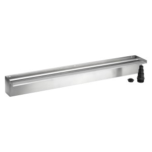 Oase Waterfall 90, Edelstahl Wasserfall für den Gartenteich.