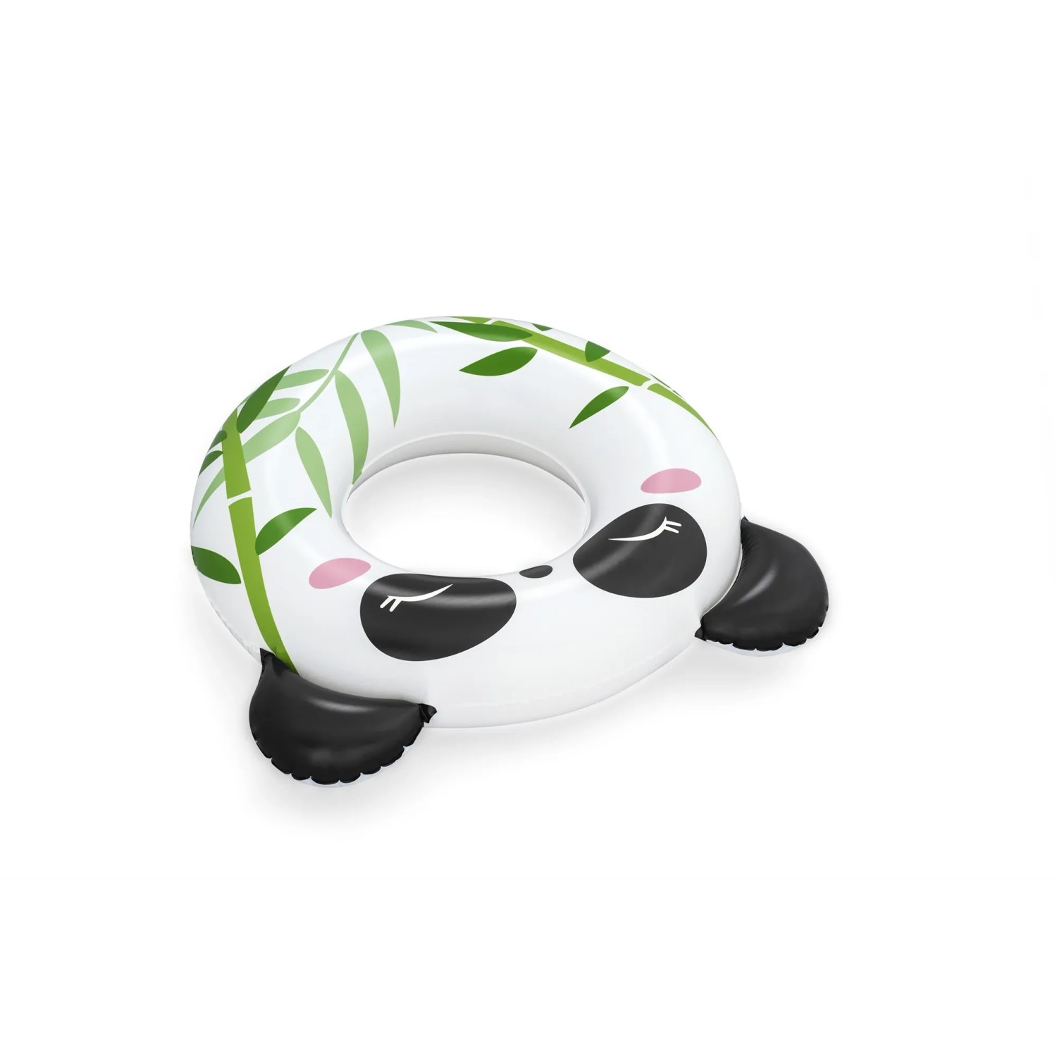Bestway Schwimmring als Panda, weiß mit Bambus-Motiv, für Kinder von 3-6 Jahren.