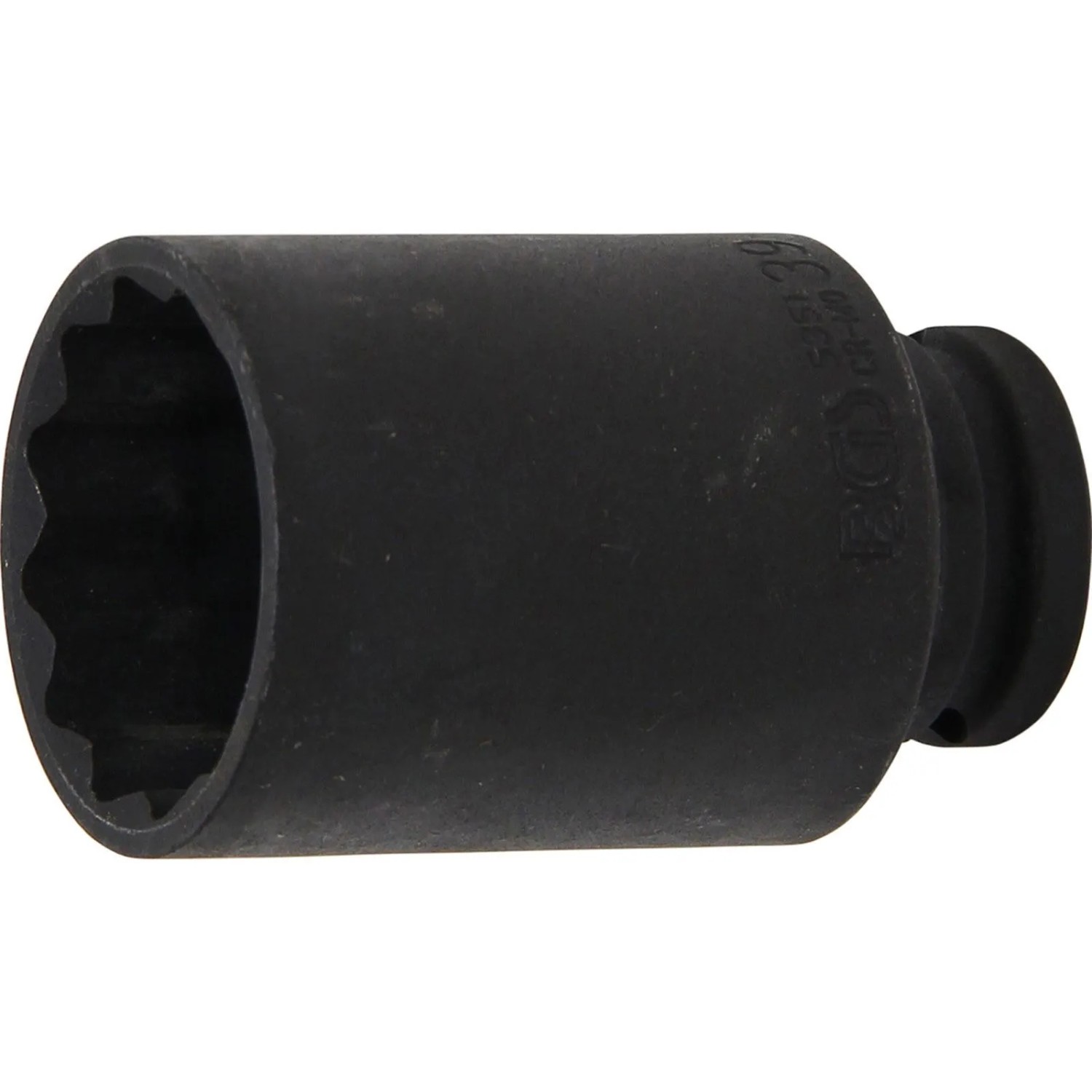 BGS Kraft Steckschlüssel Einsatz Zwölfkant Antrieb Innenvierkant 12 5 Mm  1 2 Zoll  SW 39 Mm 5351