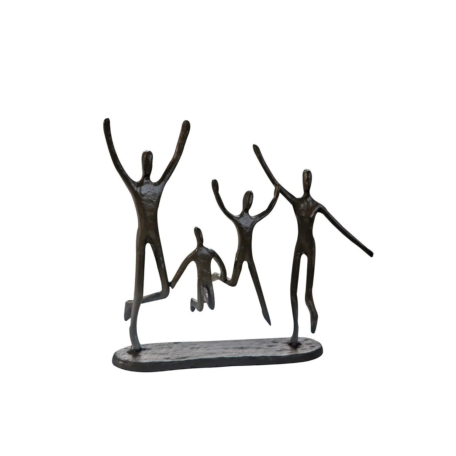 Gilde Skulptur Jumping Braun 20 cm x 22 cm