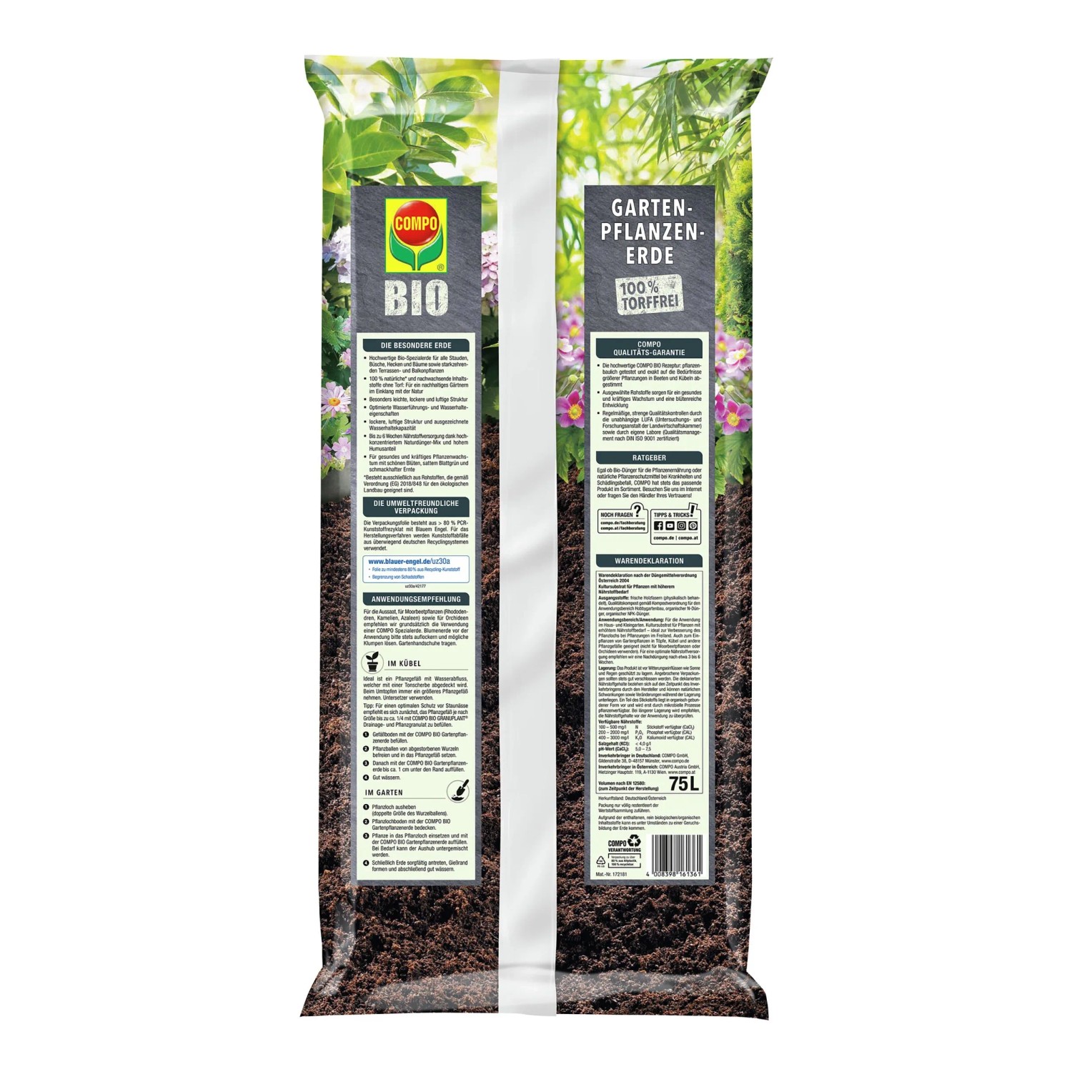 COMPO BIO Garten-Pflanzerde 75 l Aktion_3