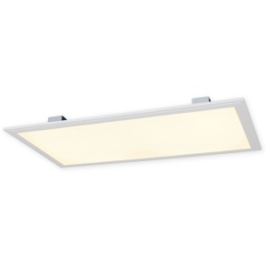 Weißes Näve LED-Panel Alegre 59,5 cm mit Halterung, leuchtend.