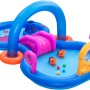 Bestway Wasserspielcenter Unterwasserwelt mit Rutsche, Sprinkler und Spielbällen, 330x188x117cm.